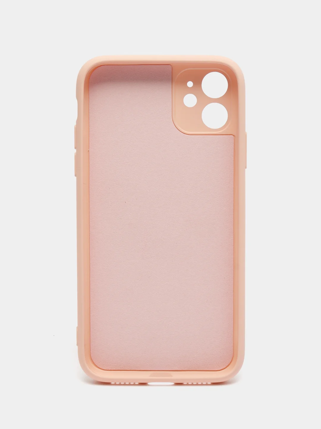 Коралловый меланж чехол на iPhone 11, 13, 12, XR, Pro, Max, Mini, бархатный