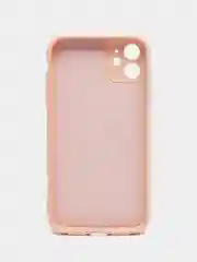Коралловый меланж чехол на iPhone 11, 13, 12, XR, Pro, Max, Mini, бархатный