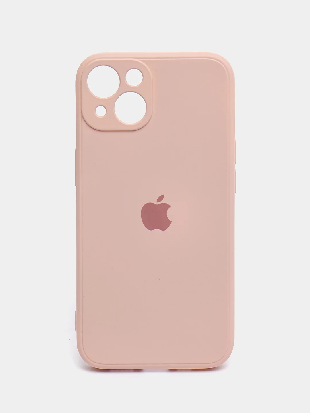 Коралловый меланж чехол на iPhone 11, 13, 12, XR, Pro, Max, Mini, бархатный