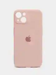 Коралловый меланж чехол на iPhone 11, 13, 12, XR, Pro, Max, Mini, бархатный