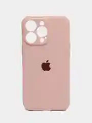 Коралловый меланж чехол на iPhone 11, 13, 12, XR, Pro, Max, Mini, бархатный