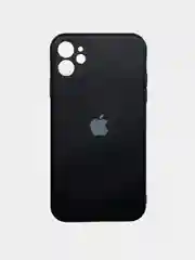 Черный чехол на iPhone 11, 13, 12, XR, Pro, Max, Mini, бархатный