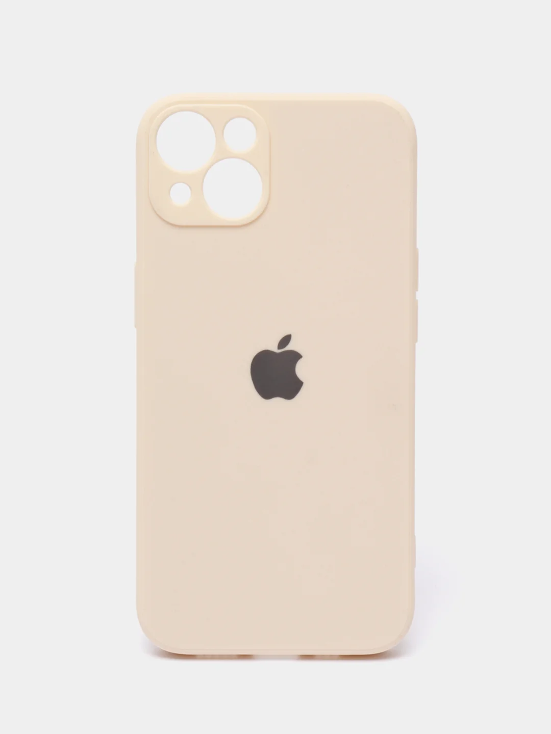 Бежевый чехол на iPhone 11, 13, 12, XR, Pro, Max, Mini, бархатный