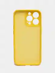 Желтый чехол на iPhone 11, 13, 12, XR, Pro, Max, Mini, бархатный