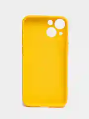 Желтый чехол на iPhone 11, 13, 12, XR, Pro, Max, Mini, бархатный