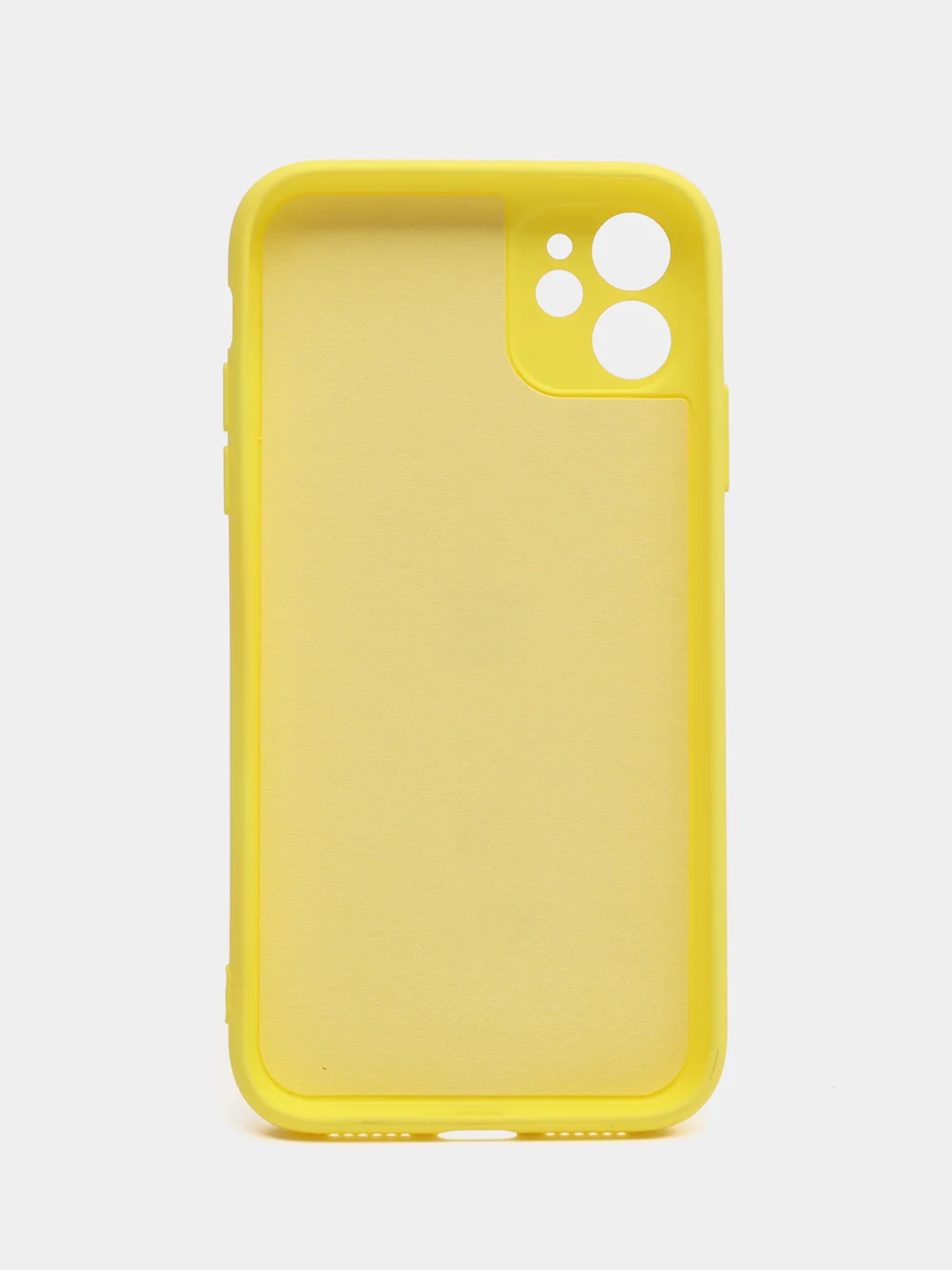 Желтый чехол на iPhone 11, 13, 12, XR, Pro, Max, Mini, бархатный