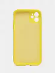 Желтый чехол на iPhone 11, 13, 12, XR, Pro, Max, Mini, бархатный
