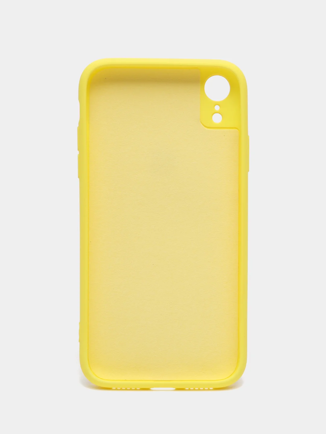 Желтый чехол на iPhone 11, 13, 12, XR, Pro, Max, Mini, бархатный