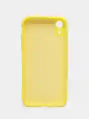 Желтый чехол на iPhone 11, 13, 12, XR, Pro, Max, Mini, бархатный