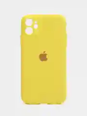 Желтый чехол на iPhone 11, 13, 12, XR, Pro, Max, Mini, бархатный