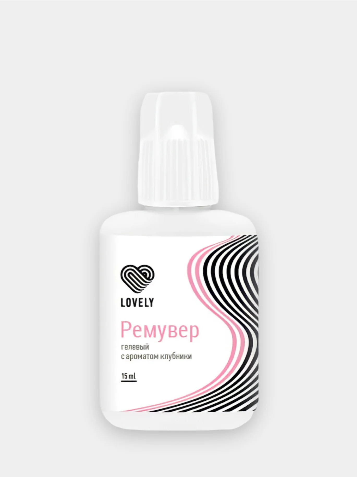 Гелевый ремувер для снятия наращенных ресниц Lovely, 15 г