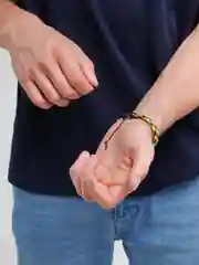 Зеленый кожаный браслет, унисекс
