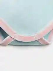 Голубой набор Крошка Я "Unicorn": боди, штанишки и шапочка