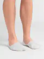Белый следки мужские, короткие