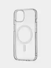 Чехол MagSafe iPhone 7/8/SE/XR/11/12/13/14/Pro/Max/mini, прозрачный, силикон, айфон, магсейф