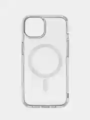 Чехол MagSafe iPhone 7/8/SE/XR/11/12/13/14/Pro/Max/mini, прозрачный, силикон, айфон, магсейф
