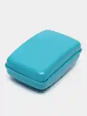 Синий мыльница прямоугольная, 100 х 70 х 40 мм