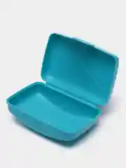 Синий мыльница прямоугольная, 100 х 70 х 40 мм