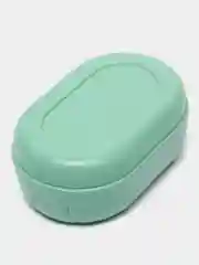 Бирюзовый мыльница "Овал", 115 х 75 х 45 мм
