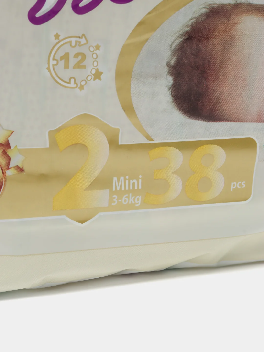 Подгузники Taffy Premium, 3-6 кг, 38 штук