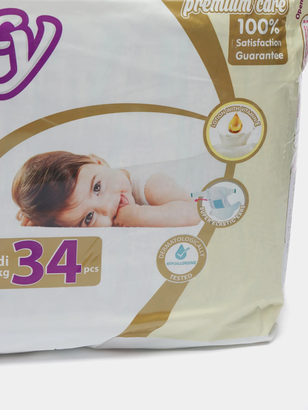 Подгузники Taffy Premium, 4-9 кг, 34 штук