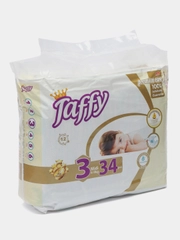 Подгузники Taffy Premium, 4-9 кг, 34 штук