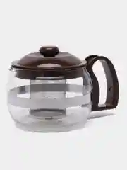 Чайник стеклянный заварочный "Бруно", 750 л, 16 х 11,5 х 13 см, с ситом, цвет коричневый