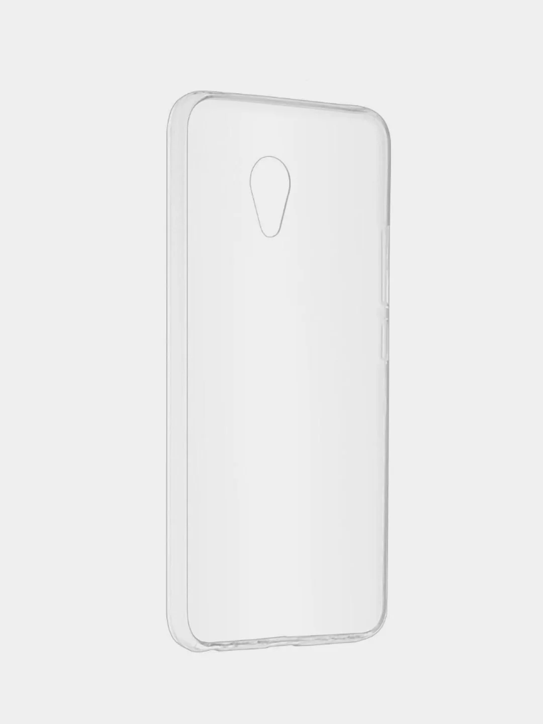 Прозрачный прозрачный силиконовый чехол на Meizu M3 Max