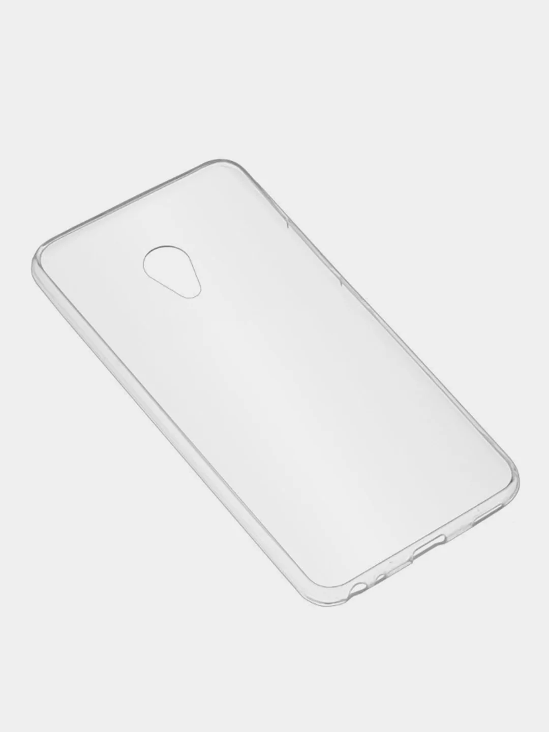 Прозрачный прозрачный силиконовый чехол на Meizu M3 Max