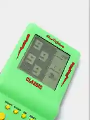 Зеленый тетрис классический с большим экраном, электронная игра