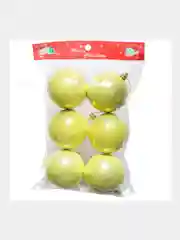 Лимонный шар 8 см, акрил, 6 шт
