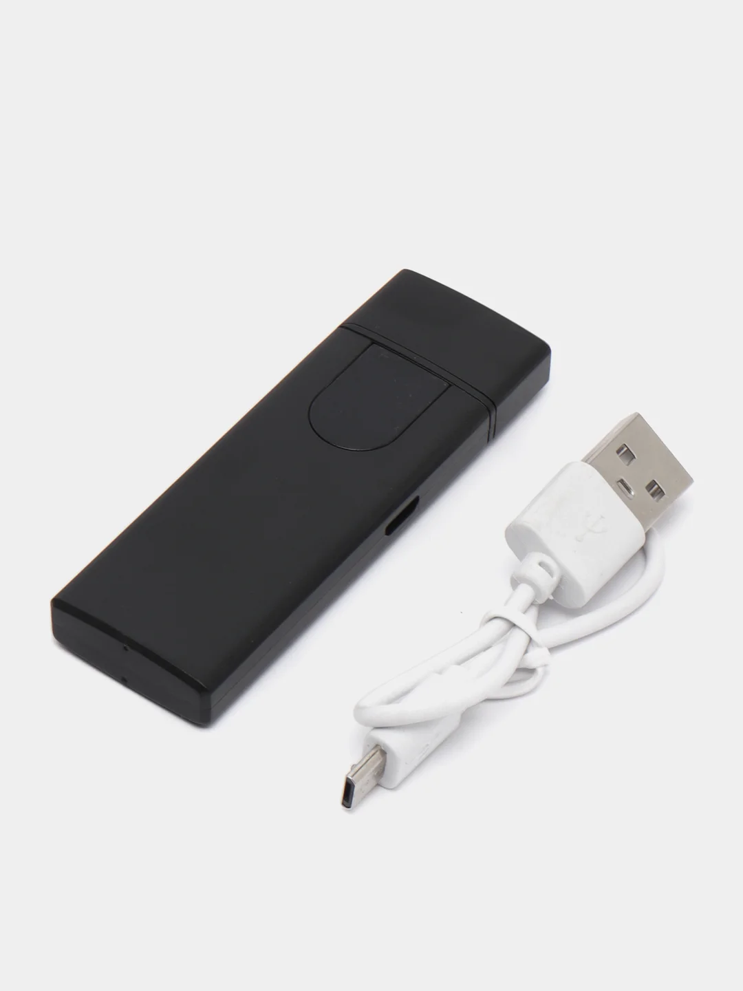 Черный электронная зажигалка с кабелем micro USB, с сенсорной кнопкой