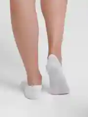 Серый следки женские, с силиконовым держателем