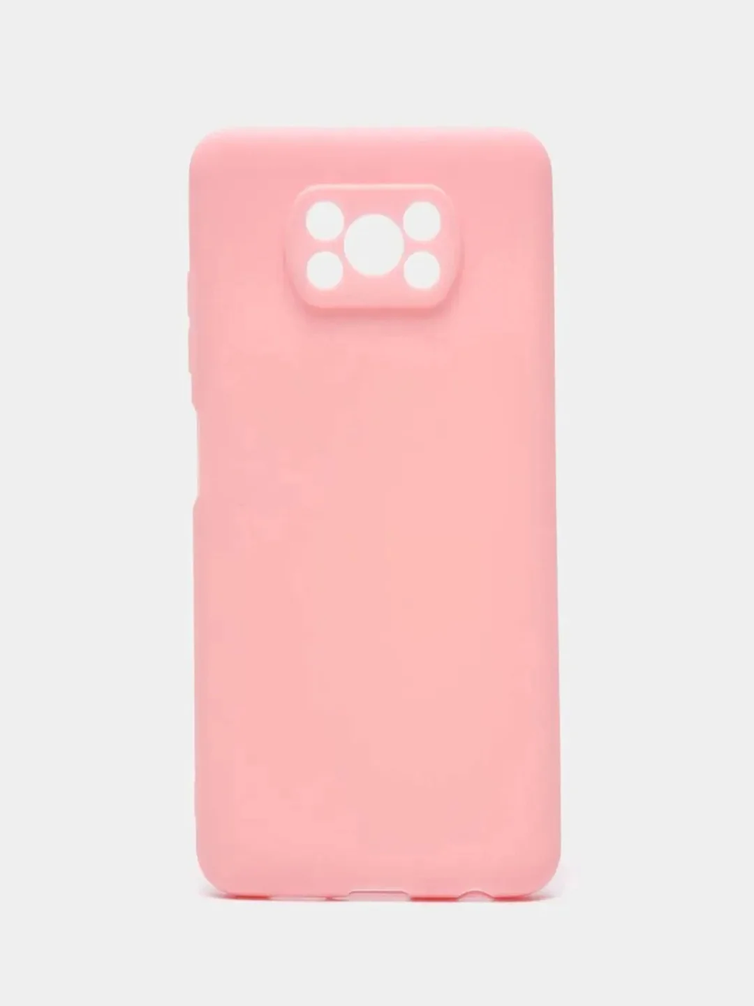 Розовый чехол Xiaomi Poco X3 NFC / Poco X3 Pro, силиконовый