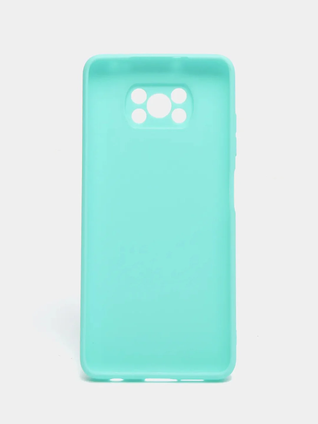 Белый чехол Xiaomi Poco X3 NFC / Poco X3 Pro, силиконовый