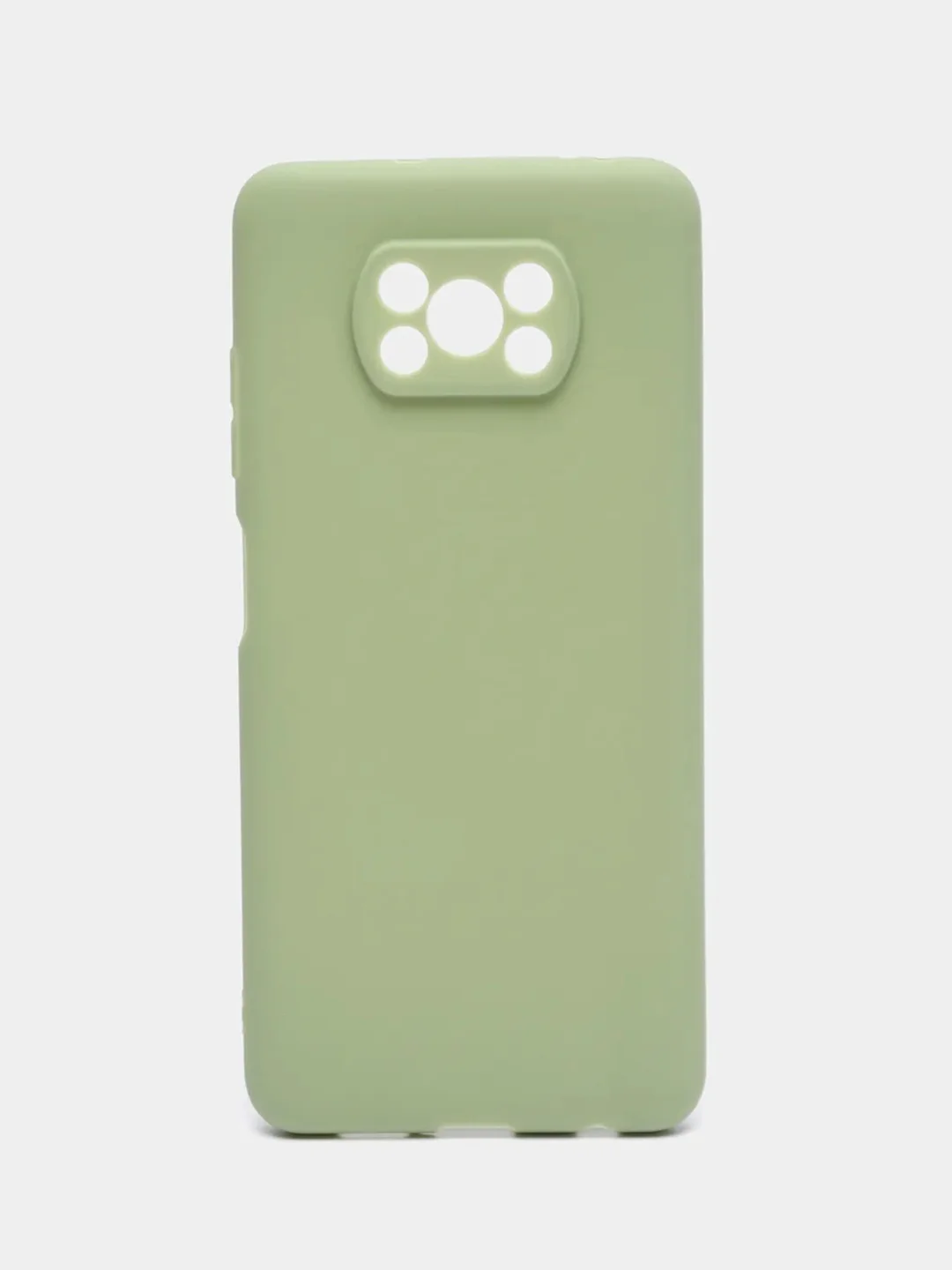 Оливковый чехол Xiaomi Poco X3 NFC / Poco X3 Pro, силиконовый