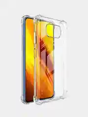 Белый чехол Xiaomi Poco X3 NFC / Poco X3 Pro, силиконовый
