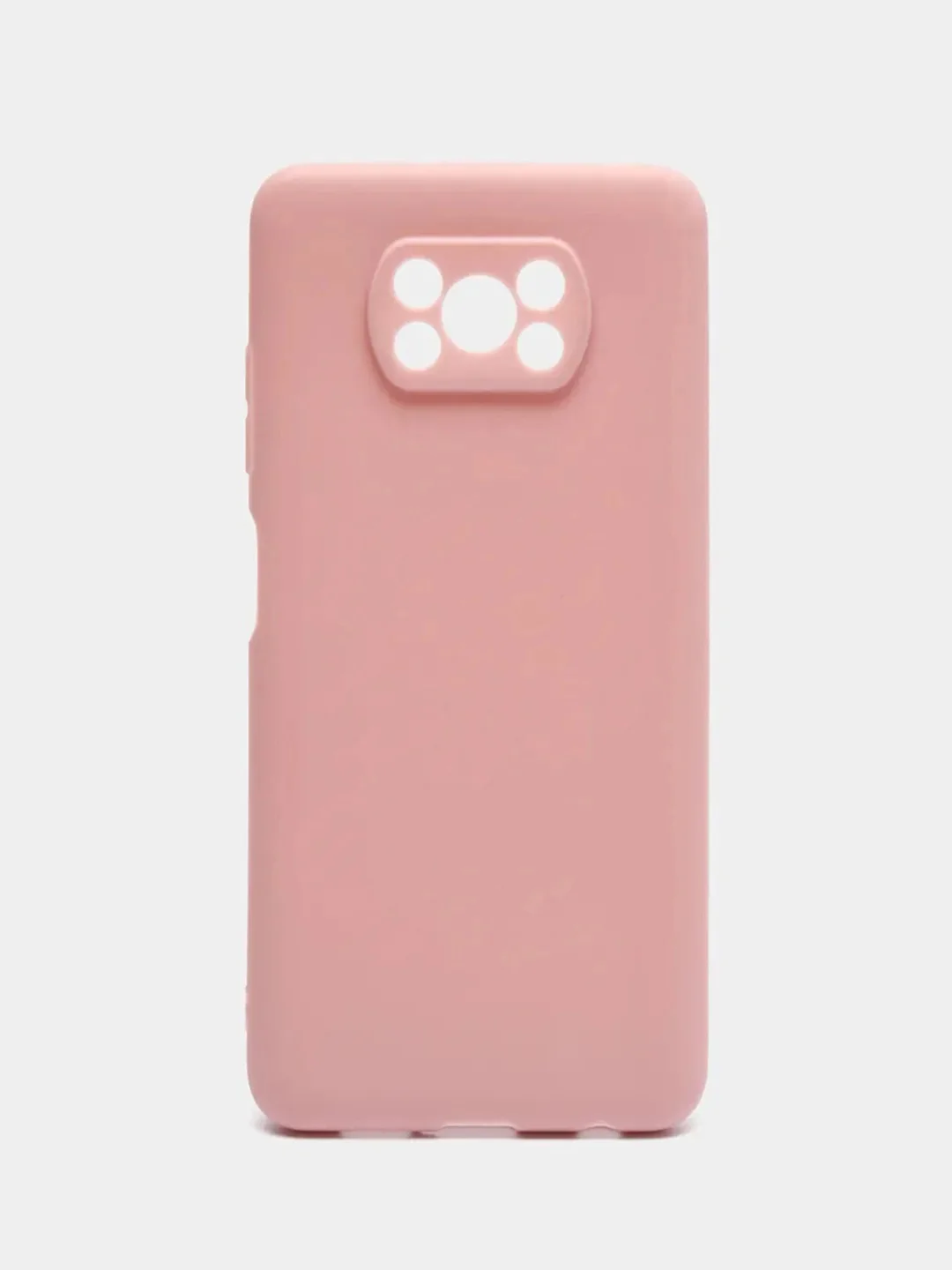 Бежевый чехол Xiaomi Poco X3 NFC / Poco X3 Pro, силиконовый