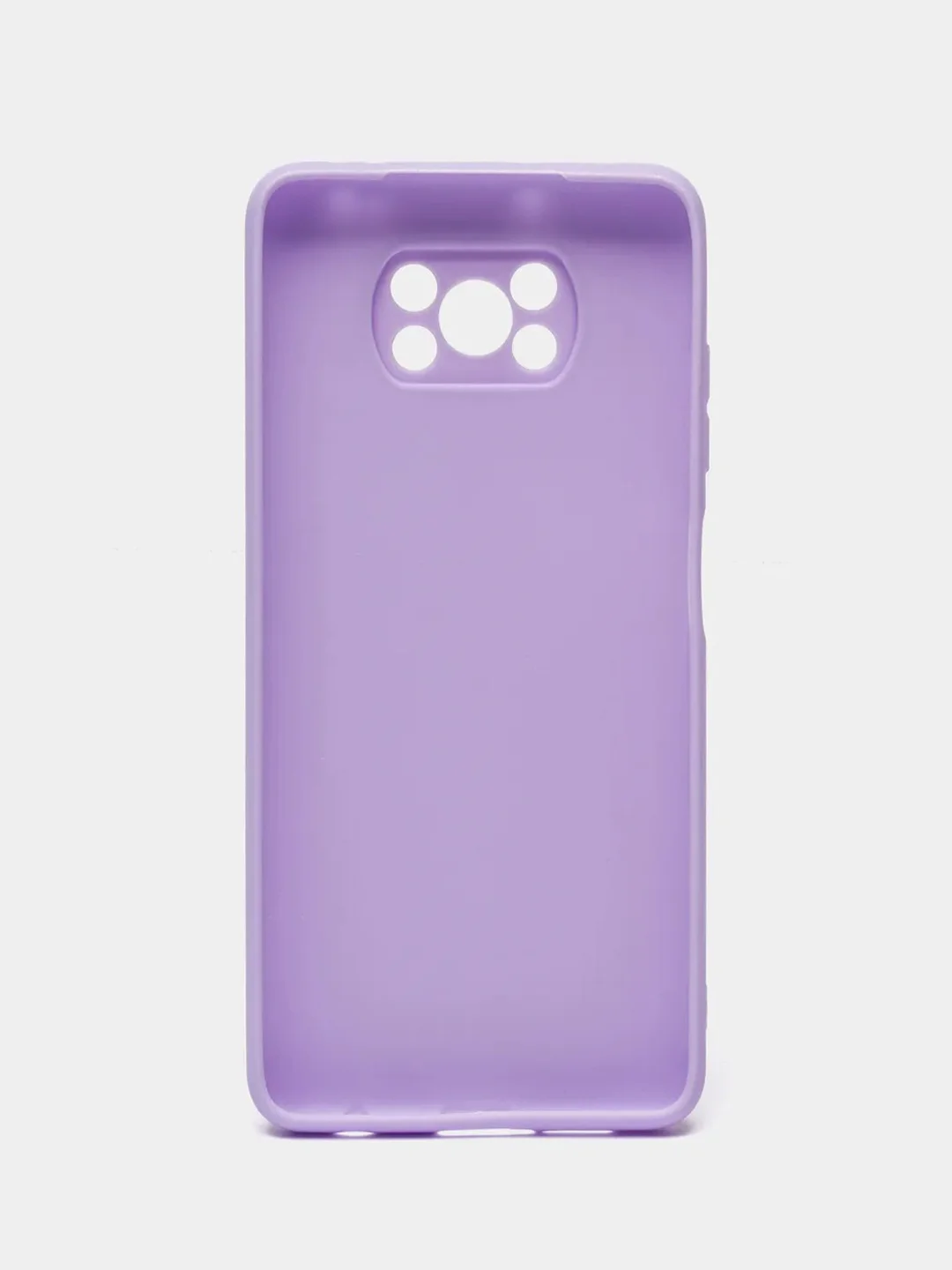 Лавандовый чехол Xiaomi Poco X3 NFC / Poco X3 Pro, силиконовый