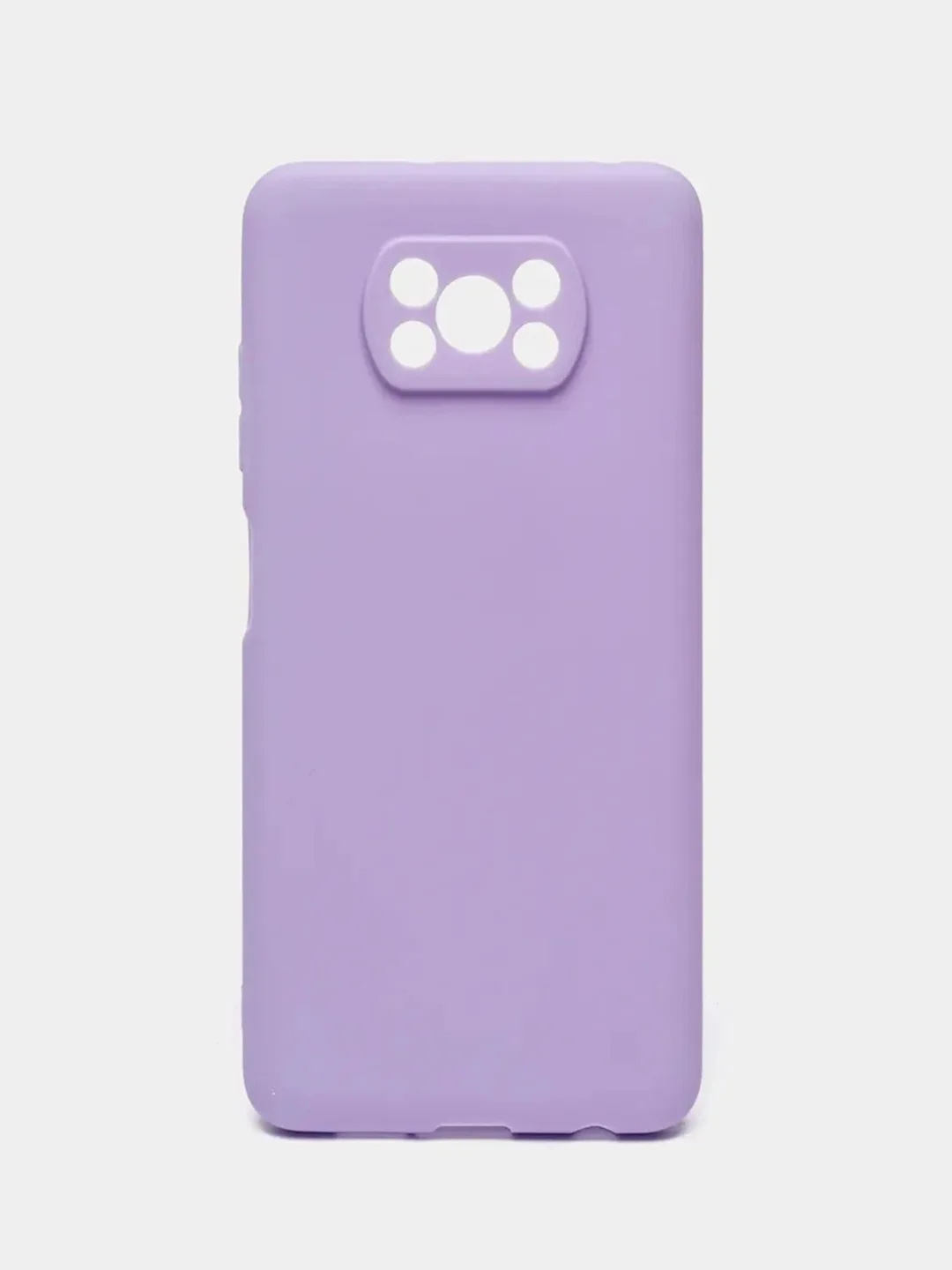 Лавандовый чехол Xiaomi Poco X3 NFC / Poco X3 Pro, силиконовый