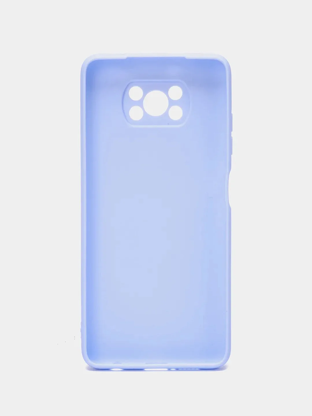 Небесно-голубой чехол Xiaomi Poco X3 NFC / Poco X3 Pro, силиконовый