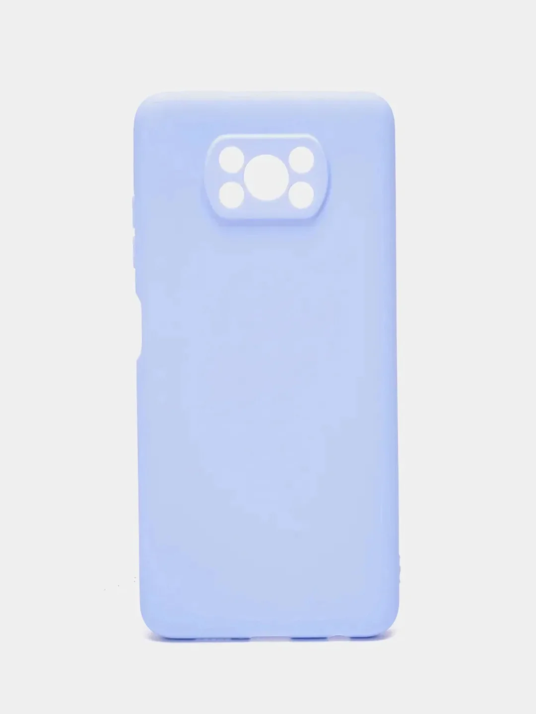 Небесно-голубой чехол Xiaomi Poco X3 NFC / Poco X3 Pro, силиконовый