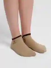 Бежевый носки женские, короткие