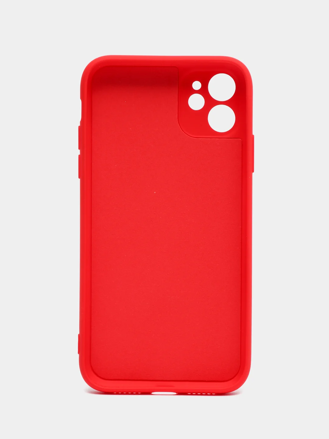 Красный чехол iPhone 11 13 12 Pro Mini силиконовый ( Айфон Про Мини )
