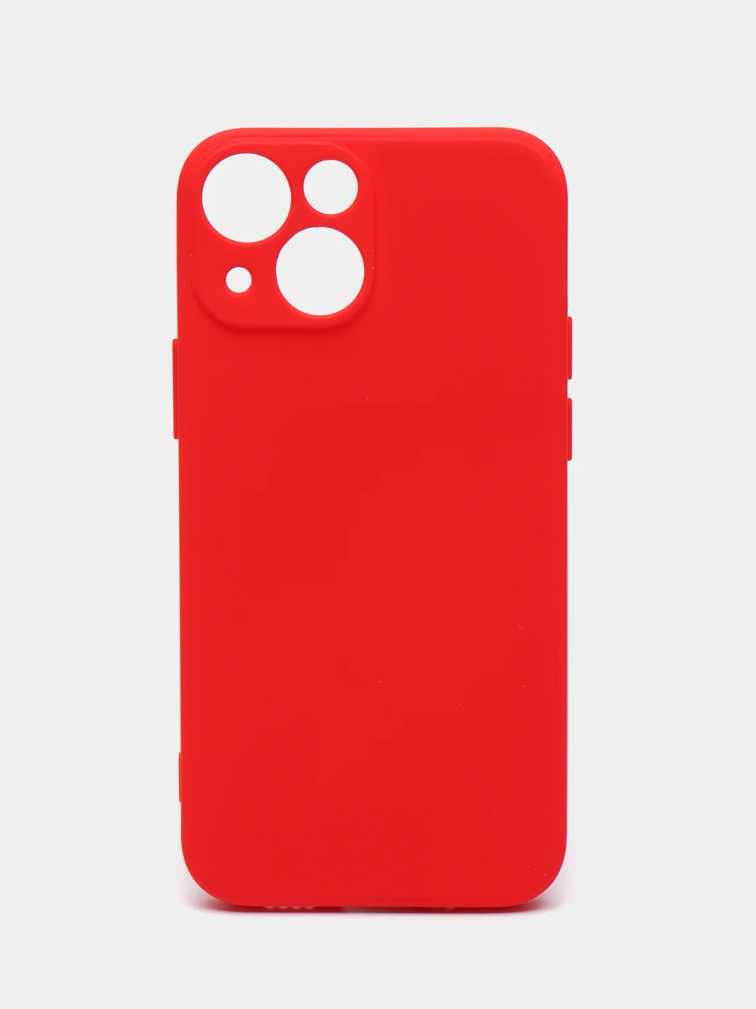 Красный чехол iPhone 11 13 12 Pro Mini силиконовый ( Айфон Про Мини )