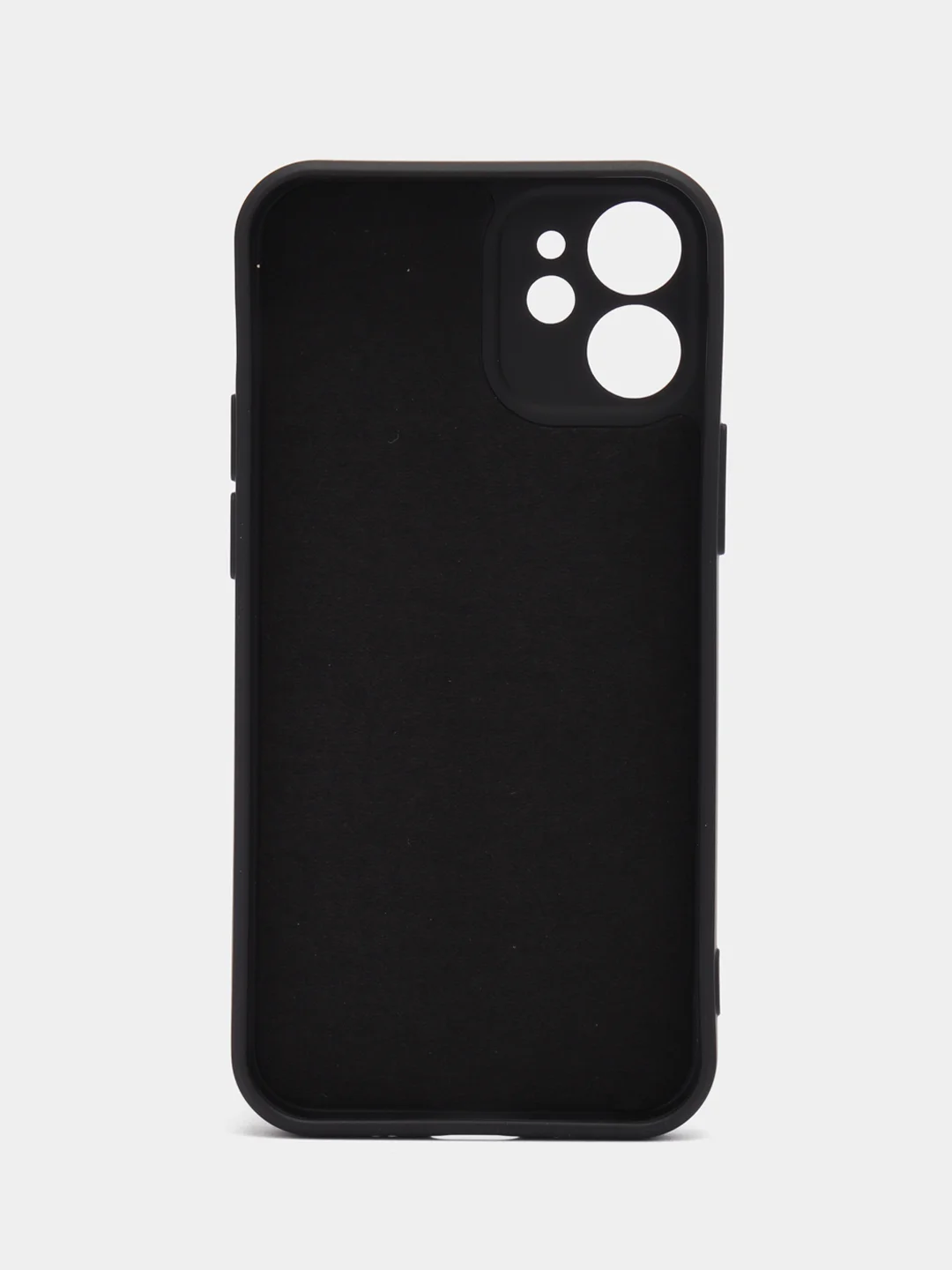 Черный чехол iPhone 11 13 12 Pro Mini силиконовый ( Айфон Про Мини )