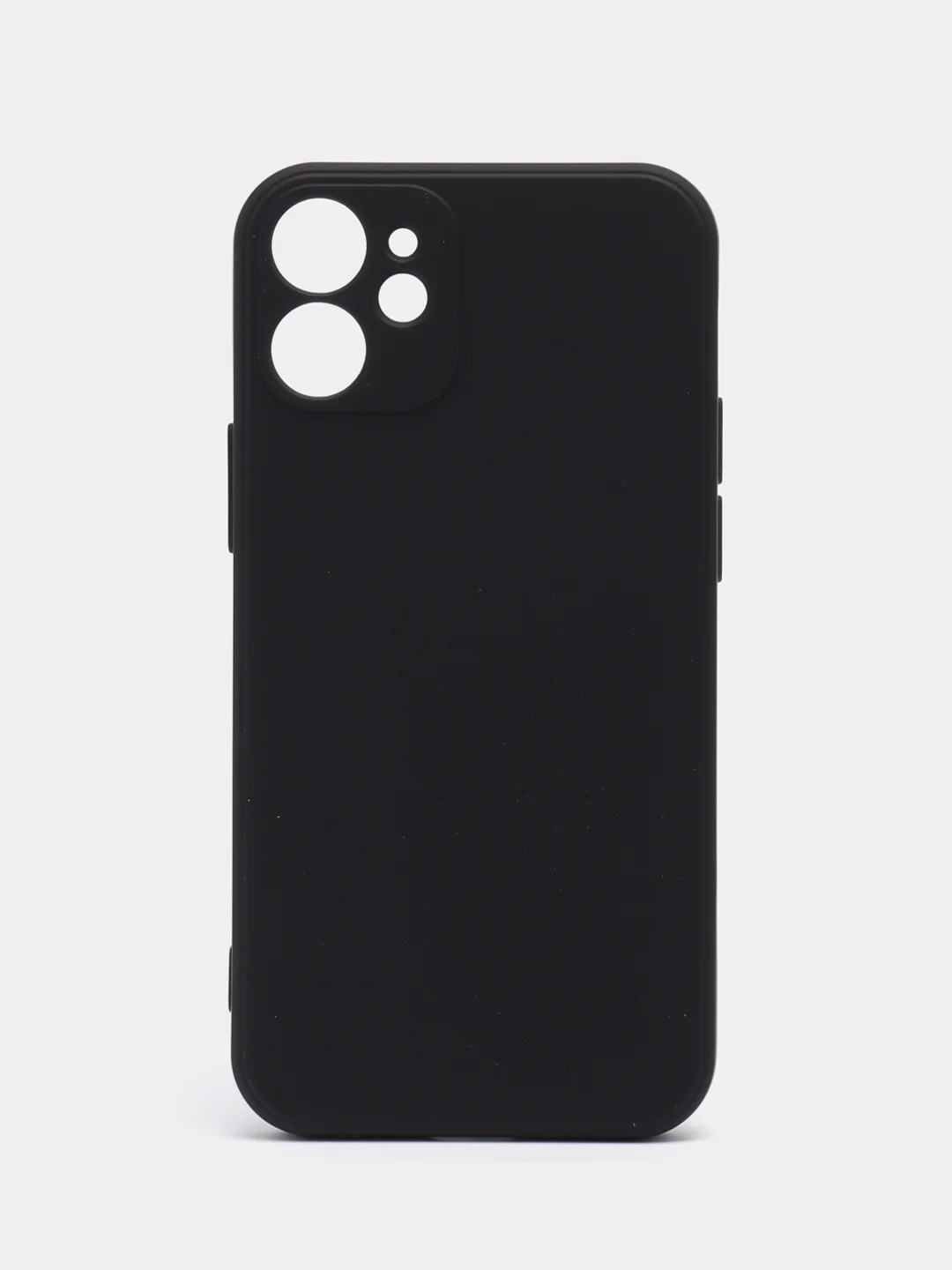 Черный чехол iPhone 11 13 12 Pro Mini силиконовый ( Айфон Про Мини )