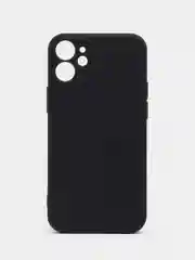 Черный чехол iPhone 11 13 12 Pro Mini силиконовый ( Айфон Про Мини )