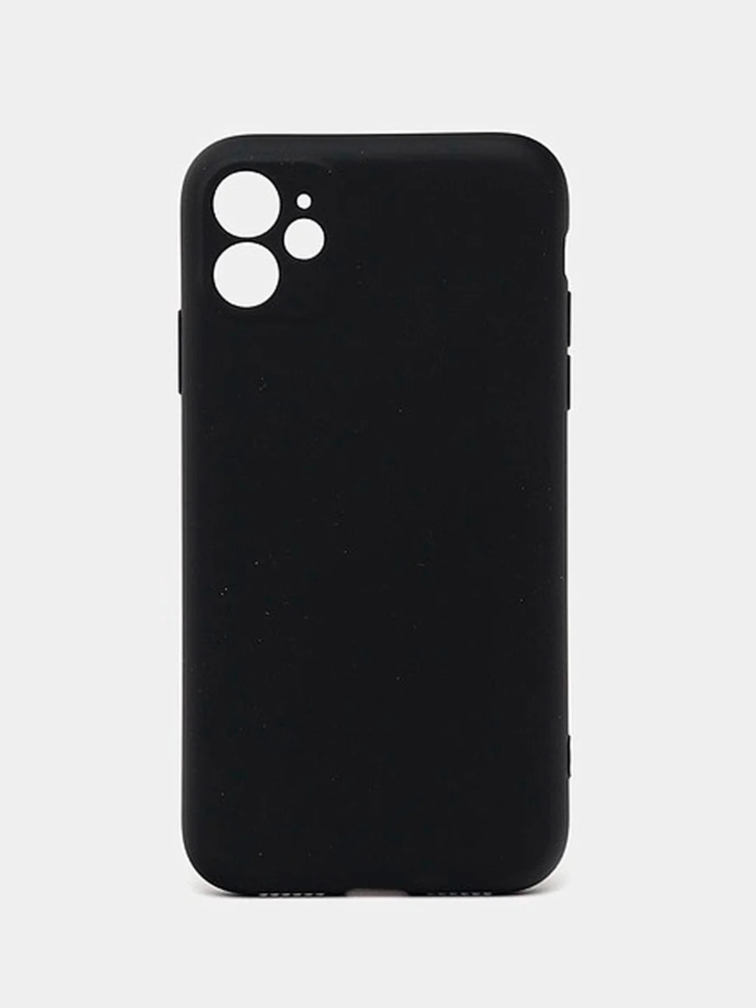 Черный чехол iPhone 11 13 12 Pro Mini силиконовый ( Айфон Про Мини )