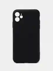 Черный чехол iPhone 11 13 12 Pro Mini силиконовый ( Айфон Про Мини )